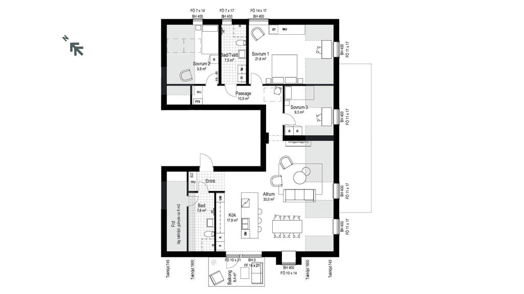 Planritningar lgh 1401, Inspelet i Vegeljung