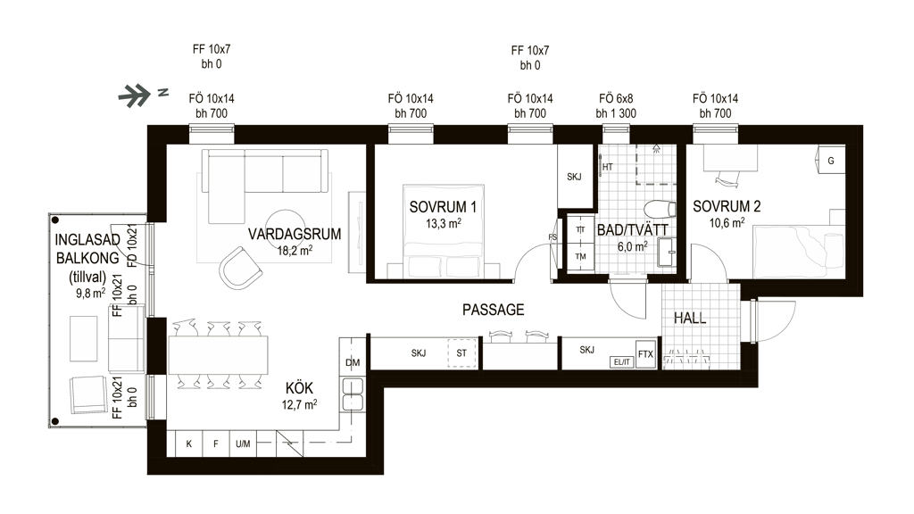 Planlösning Violinen B1204