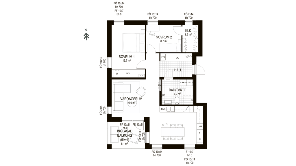 Planlösning Violinen C1202