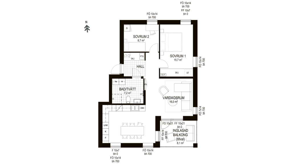 Planlösning Violinen C1201